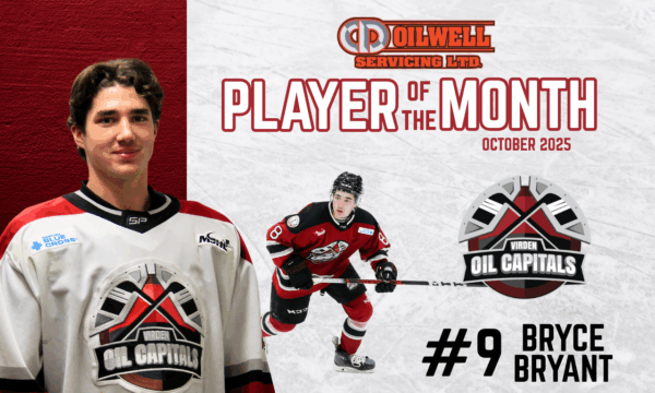 Bryant Named CD Oilwell Player of the Month – October 2025