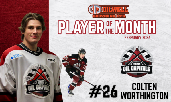Worthington Named CD Oilwell Player of the Month – February 2026