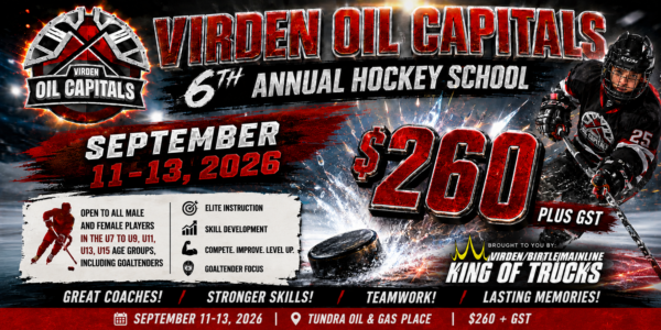 Registration Now Open for the 6th Annual Virden Oil Capitals Hockey School