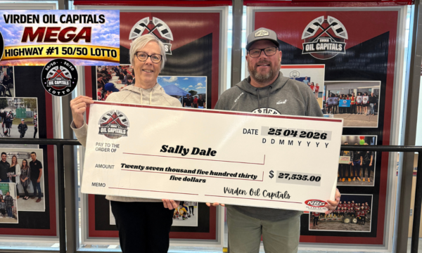 Sally Dale wins Mega Highway #1 50/50 Lotto!